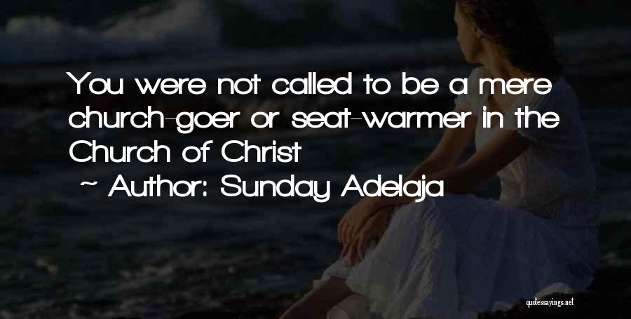 Sunday Adelaja Quotes: You Were Not Called To Be A Mere Church-goer Or Seat-warmer In The Church Of Christ