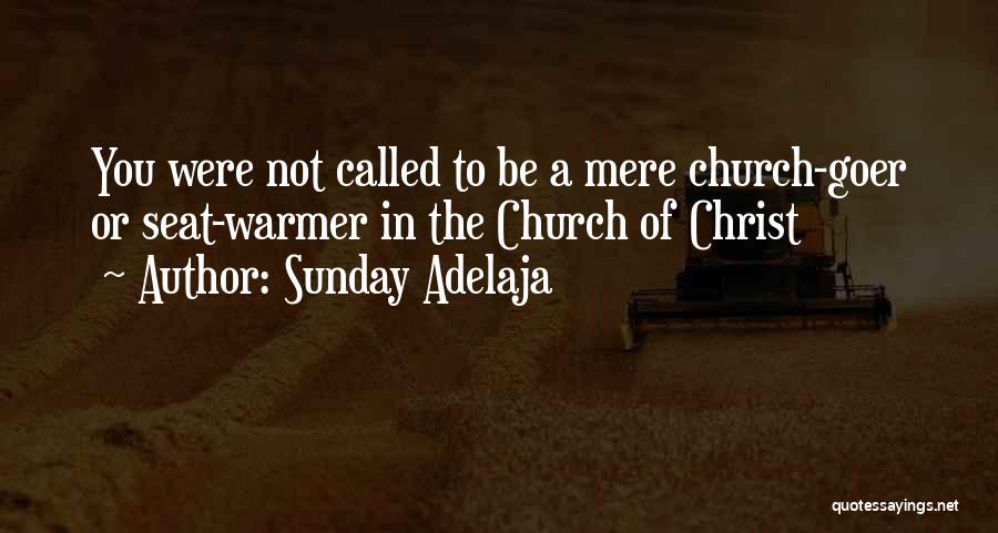 Sunday Adelaja Quotes: You Were Not Called To Be A Mere Church-goer Or Seat-warmer In The Church Of Christ