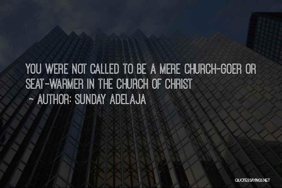 Sunday Adelaja Quotes: You Were Not Called To Be A Mere Church-goer Or Seat-warmer In The Church Of Christ