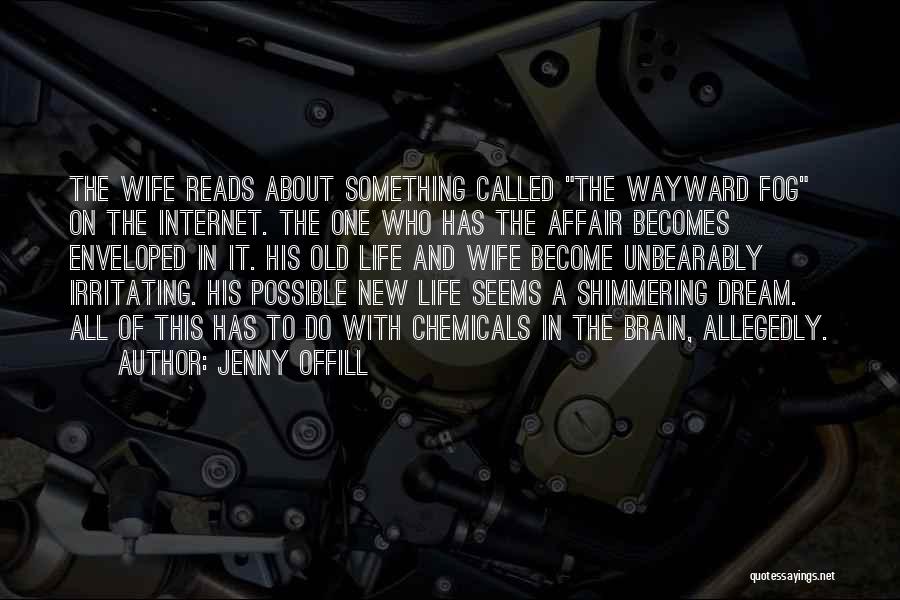 Jenny Offill Quotes: The Wife Reads About Something Called The Wayward Fog On The Internet. The One Who Has The Affair Becomes Enveloped