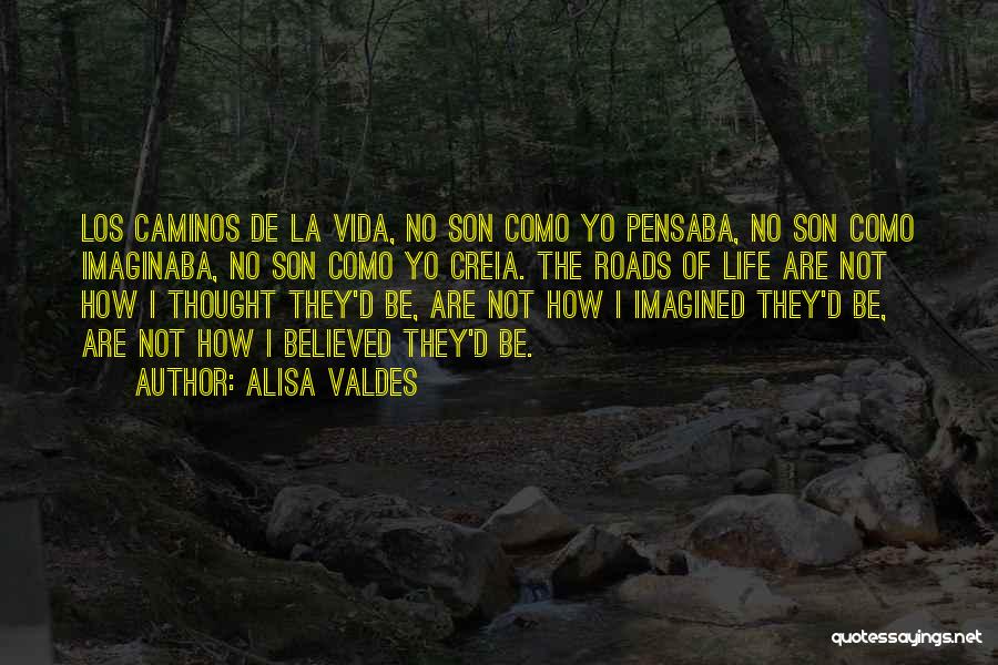 Alisa Valdes Quotes: Los Caminos De La Vida, No Son Como Yo Pensaba, No Son Como Imaginaba, No Son Como Yo Creia. The