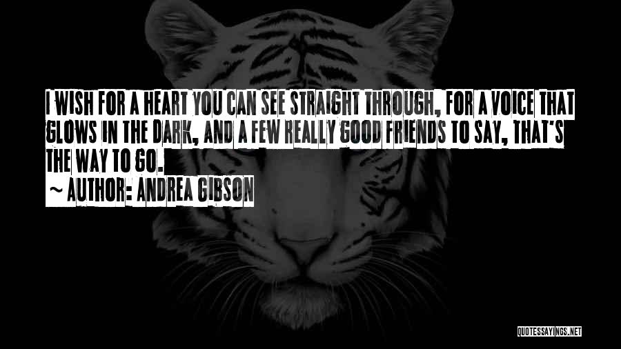 Andrea Gibson Quotes: I Wish For A Heart You Can See Straight Through, For A Voice That Glows In The Dark, And A