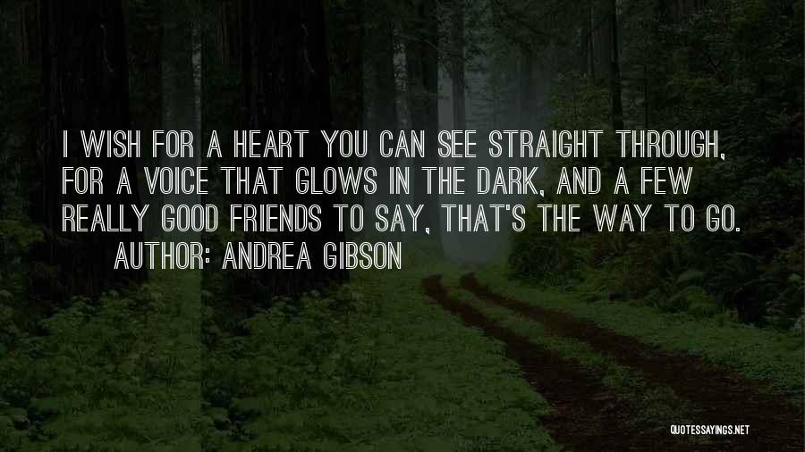 Andrea Gibson Quotes: I Wish For A Heart You Can See Straight Through, For A Voice That Glows In The Dark, And A