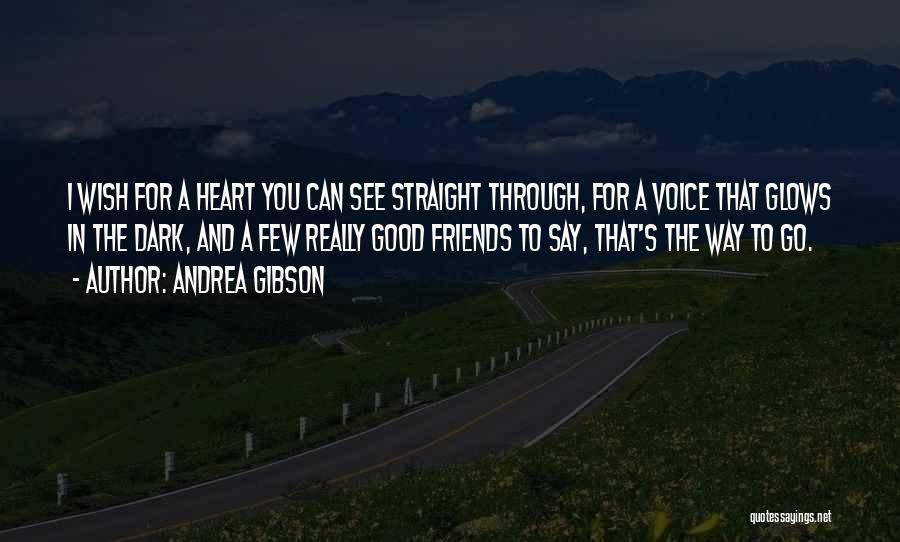 Andrea Gibson Quotes: I Wish For A Heart You Can See Straight Through, For A Voice That Glows In The Dark, And A