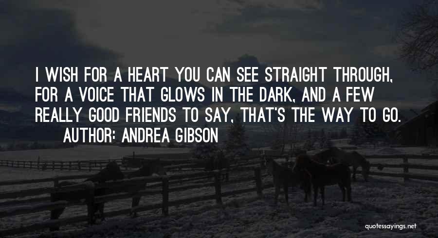 Andrea Gibson Quotes: I Wish For A Heart You Can See Straight Through, For A Voice That Glows In The Dark, And A