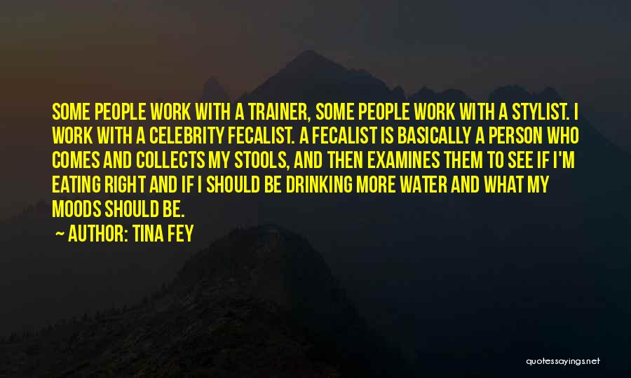 Tina Fey Quotes: Some People Work With A Trainer, Some People Work With A Stylist. I Work With A Celebrity Fecalist. A Fecalist