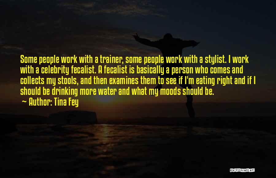 Tina Fey Quotes: Some People Work With A Trainer, Some People Work With A Stylist. I Work With A Celebrity Fecalist. A Fecalist