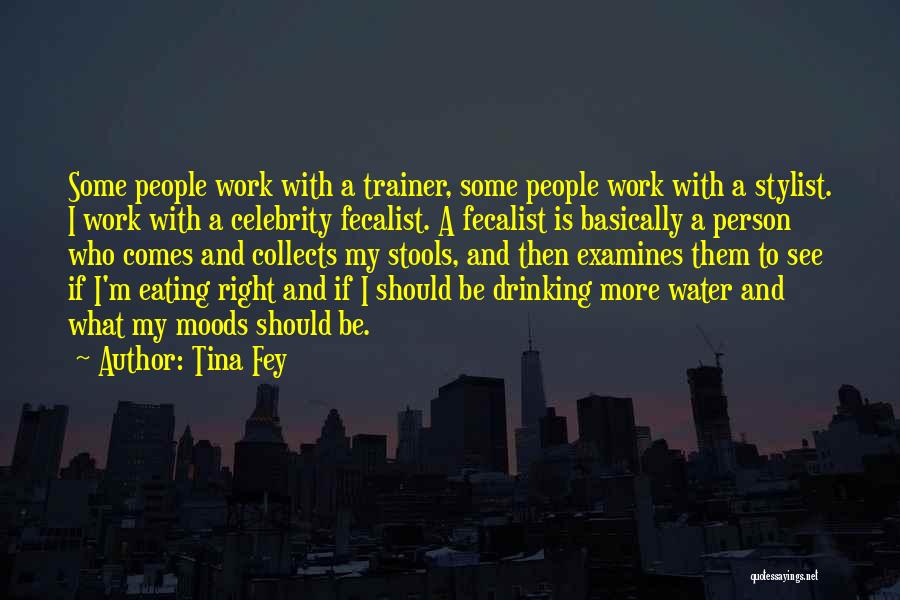 Tina Fey Quotes: Some People Work With A Trainer, Some People Work With A Stylist. I Work With A Celebrity Fecalist. A Fecalist