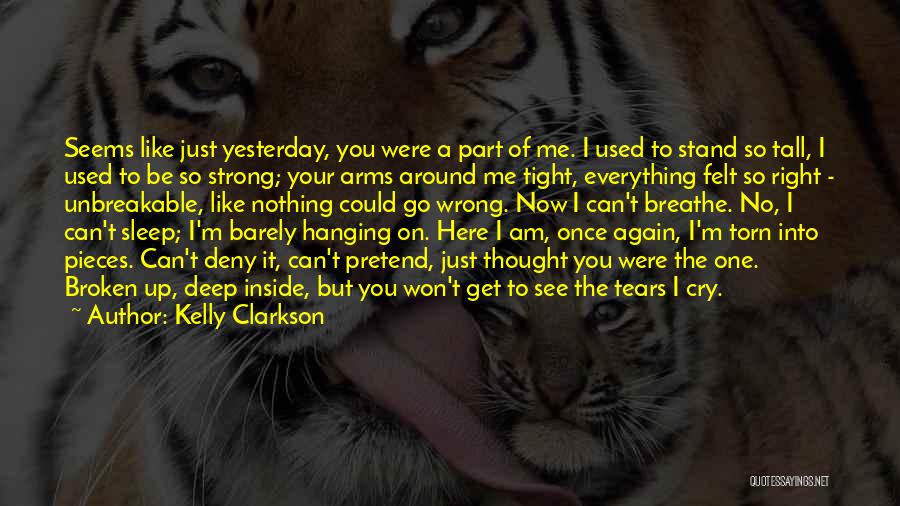 Kelly Clarkson Quotes: Seems Like Just Yesterday, You Were A Part Of Me. I Used To Stand So Tall, I Used To Be