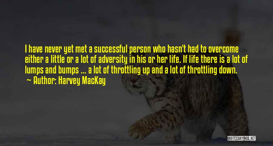 Harvey MacKay Quotes: I Have Never Yet Met A Successful Person Who Hasn't Had To Overcome Either A Little Or A Lot Of