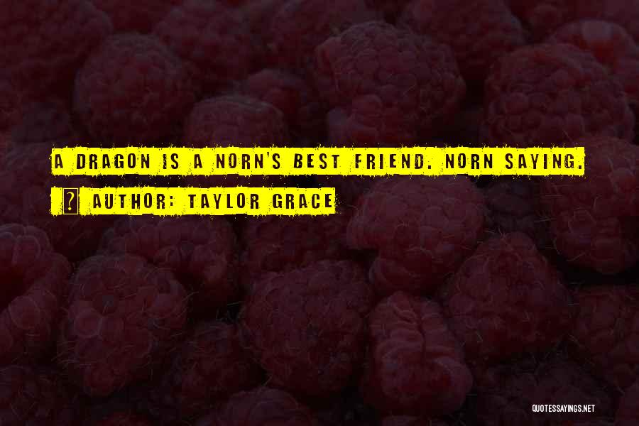 Taylor Grace Quotes: A Dragon Is A Norn's Best Friend. Norn Saying.