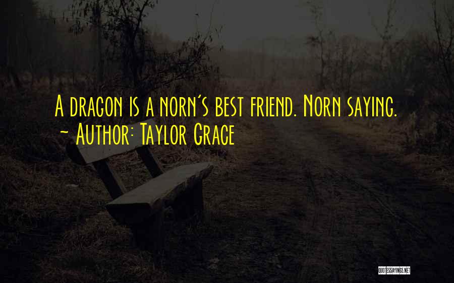 Taylor Grace Quotes: A Dragon Is A Norn's Best Friend. Norn Saying.