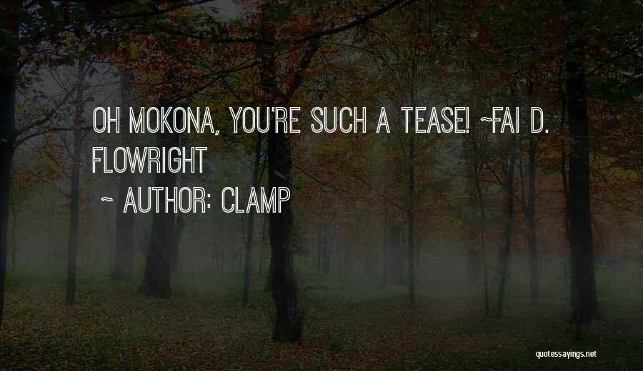 CLAMP Quotes: Oh Mokona, You're Such A Tease! ~fai D. Flowright
