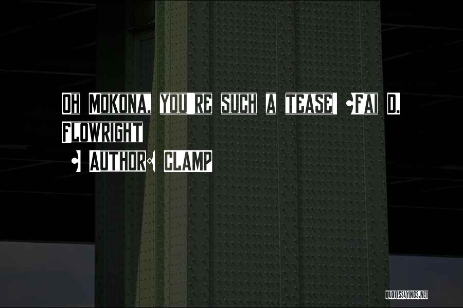 CLAMP Quotes: Oh Mokona, You're Such A Tease! ~fai D. Flowright