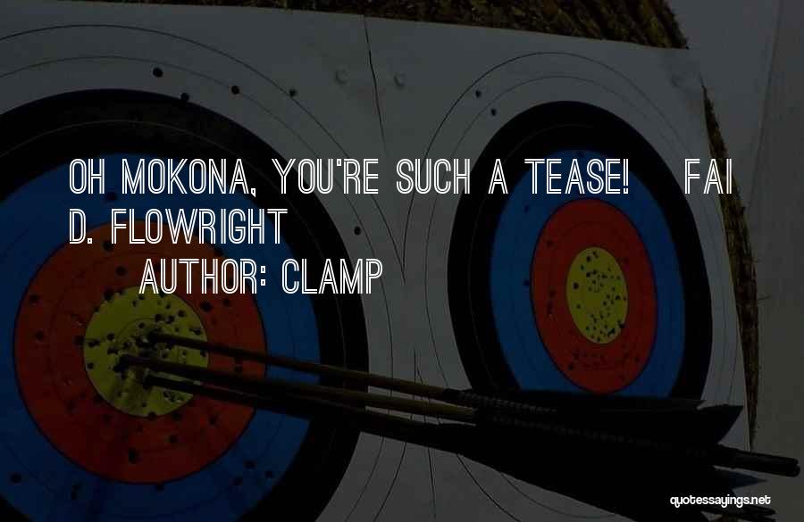 CLAMP Quotes: Oh Mokona, You're Such A Tease! ~fai D. Flowright
