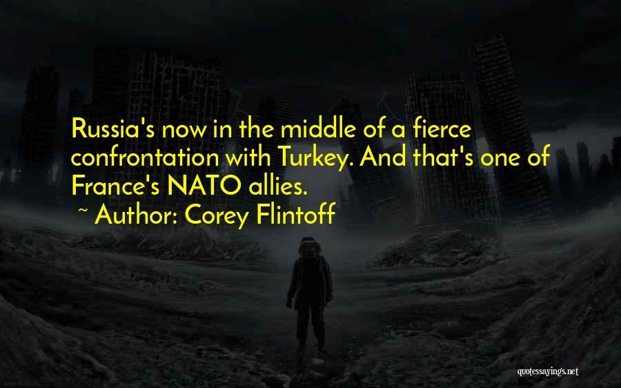 Corey Flintoff Quotes: Russia's Now In The Middle Of A Fierce Confrontation With Turkey. And That's One Of France's Nato Allies.