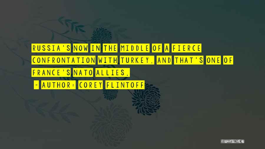 Corey Flintoff Quotes: Russia's Now In The Middle Of A Fierce Confrontation With Turkey. And That's One Of France's Nato Allies.