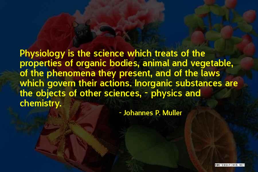 872265 Quotes By Johannes P. Muller 872265 Quotes By Johannes P. Muller