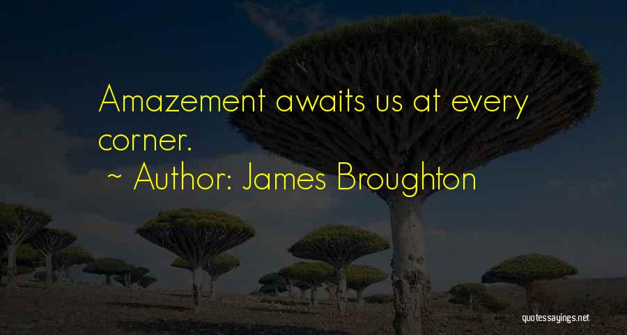 James Broughton Quotes: Amazement Awaits Us At Every Corner.