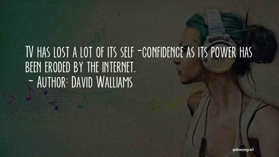 David Walliams Quotes: Tv Has Lost A Lot Of Its Self-confidence As Its Power Has Been Eroded By The Internet.