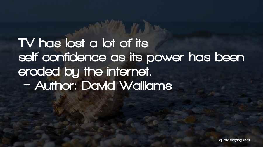 David Walliams Quotes: Tv Has Lost A Lot Of Its Self-confidence As Its Power Has Been Eroded By The Internet.