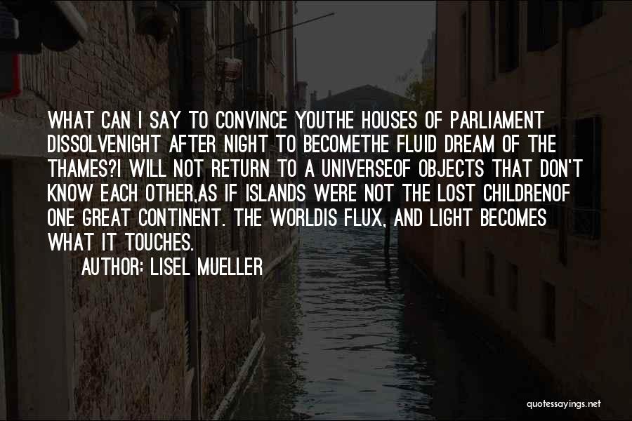 Lisel Mueller Quotes: What Can I Say To Convince Youthe Houses Of Parliament Dissolvenight After Night To Becomethe Fluid Dream Of The Thames?i