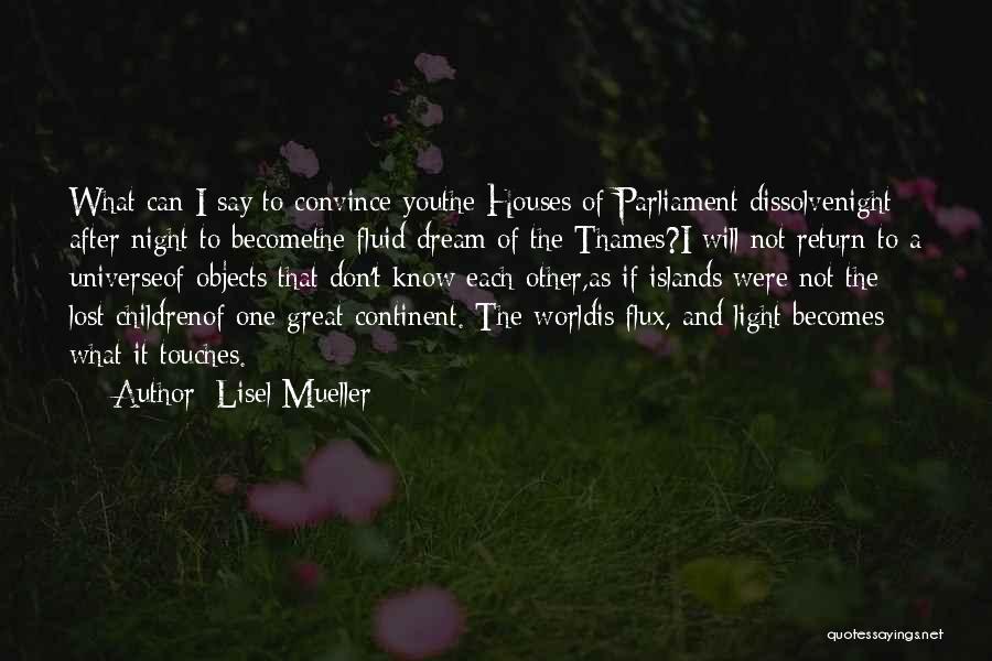 Lisel Mueller Quotes: What Can I Say To Convince Youthe Houses Of Parliament Dissolvenight After Night To Becomethe Fluid Dream Of The Thames?i