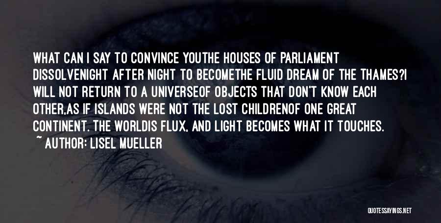 Lisel Mueller Quotes: What Can I Say To Convince Youthe Houses Of Parliament Dissolvenight After Night To Becomethe Fluid Dream Of The Thames?i