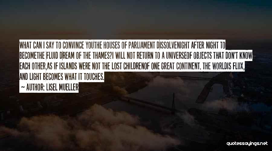 Lisel Mueller Quotes: What Can I Say To Convince Youthe Houses Of Parliament Dissolvenight After Night To Becomethe Fluid Dream Of The Thames?i