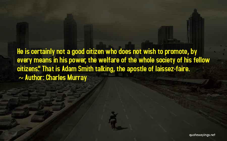 Charles Murray Quotes: He Is Certainly Not A Good Citizen Who Does Not Wish To Promote, By Every Means In His Power, The