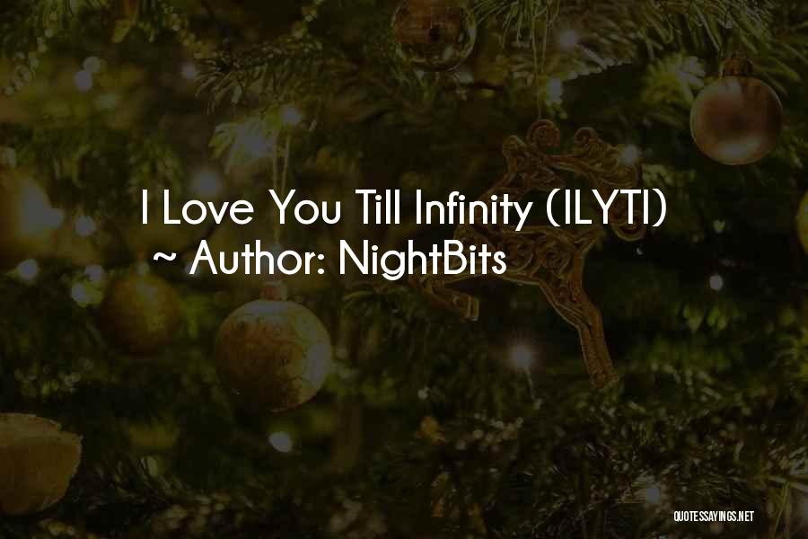 NightBits Quotes: I Love You Till Infinity (ilyti)