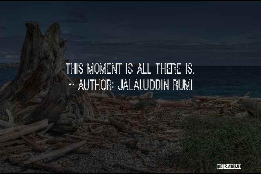 Jalaluddin Rumi Quotes: This Moment Is All There Is.