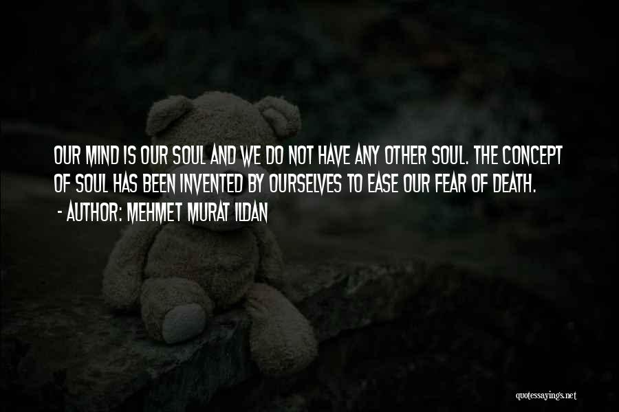 Mehmet Murat Ildan Quotes: Our Mind Is Our Soul And We Do Not Have Any Other Soul. The Concept Of Soul Has Been Invented