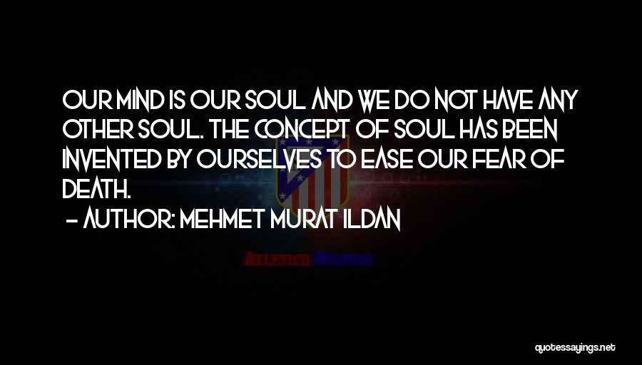 Mehmet Murat Ildan Quotes: Our Mind Is Our Soul And We Do Not Have Any Other Soul. The Concept Of Soul Has Been Invented