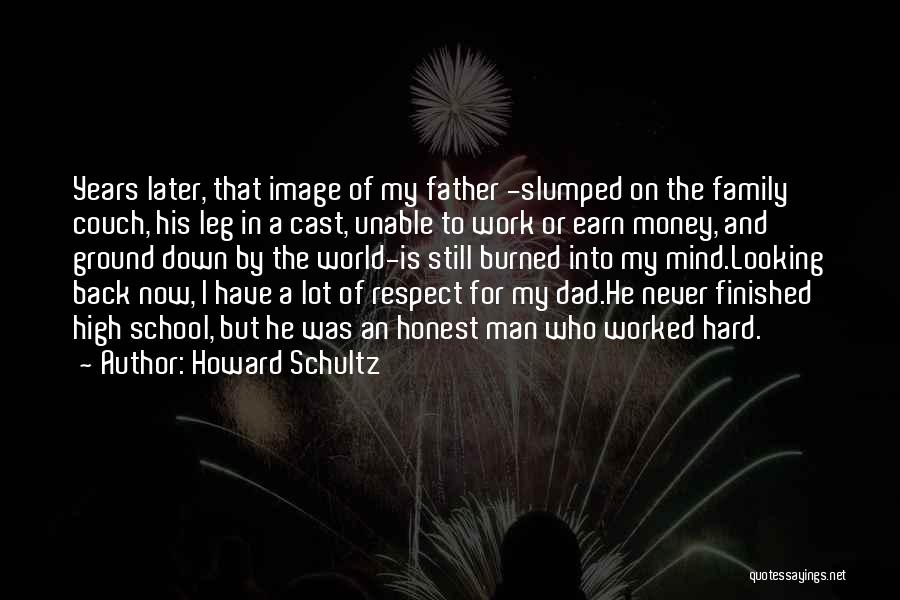 Howard Schultz Quotes: Years Later, That Image Of My Father -slumped On The Family Couch, His Leg In A Cast, Unable To Work