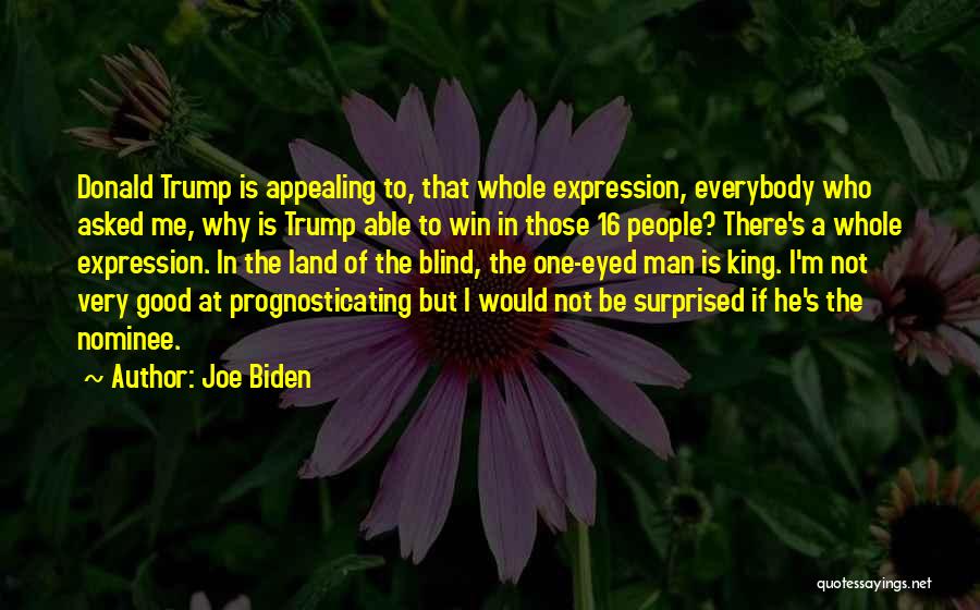 Joe Biden Quotes: Donald Trump Is Appealing To, That Whole Expression, Everybody Who Asked Me, Why Is Trump Able To Win In Those