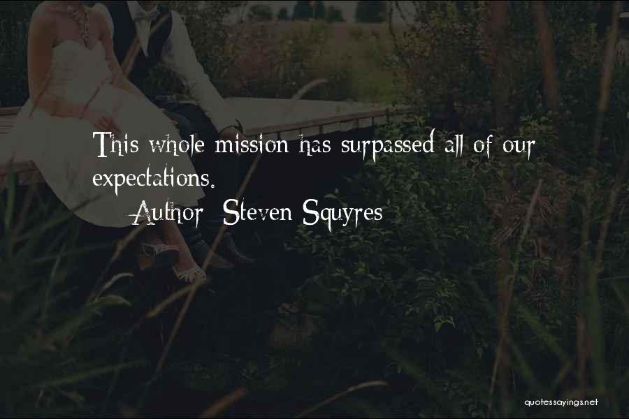 Steven Squyres Quotes: This Whole Mission Has Surpassed All Of Our Expectations.