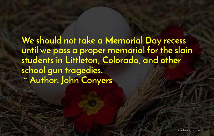 9/11/01 Memorial Quotes By John Conyers