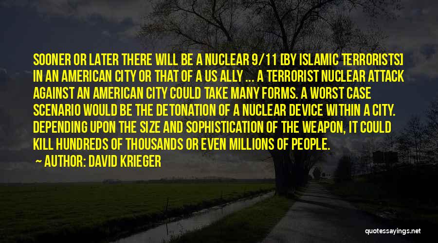 9/11 Attack Quotes By David Krieger