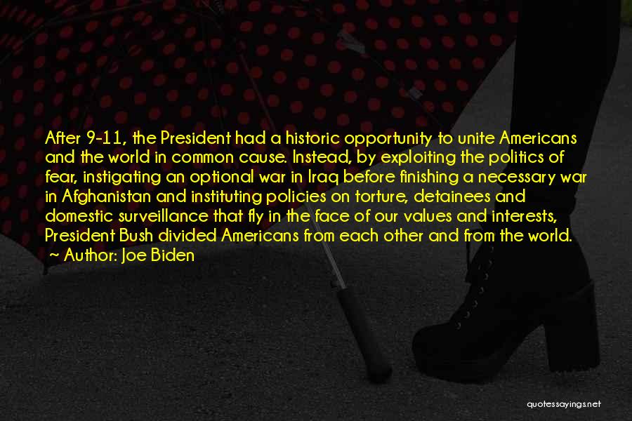 9 11 Bush Quotes By Joe Biden