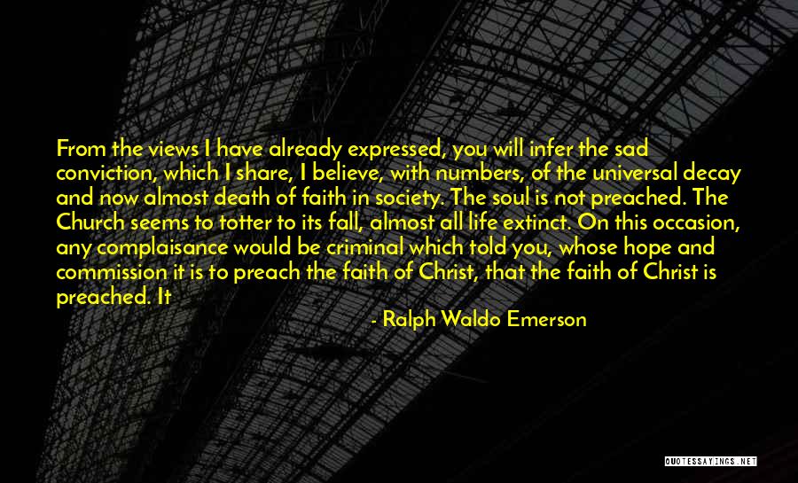 9/11 Commission Quotes By Ralph Waldo Emerson