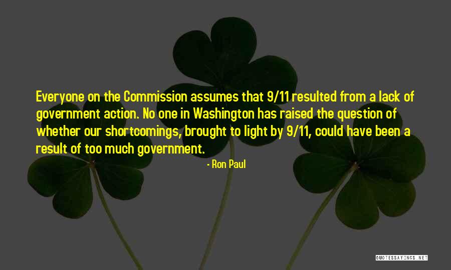 9/11 Commission Quotes By Ron Paul 9/11 Commission Quotes By Ron Paul