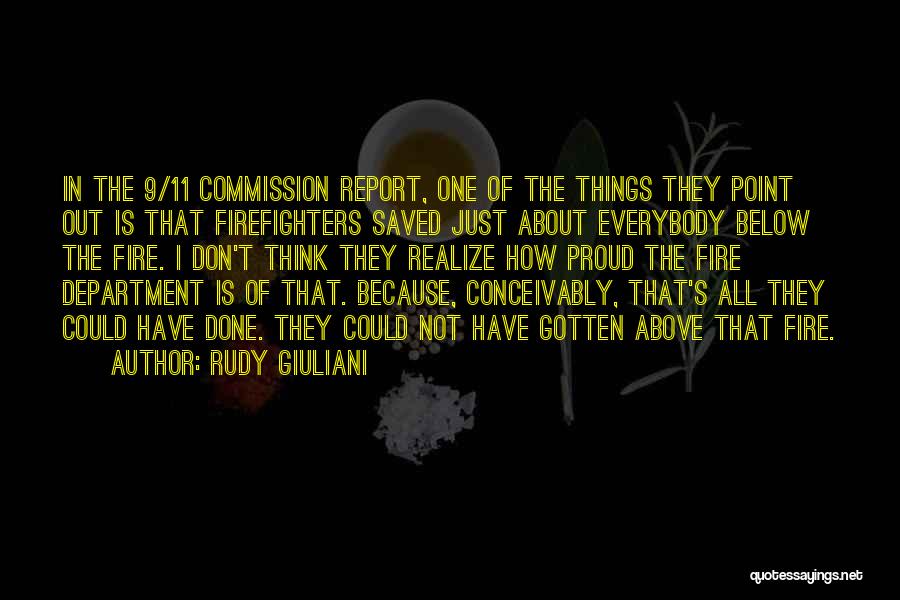 9/11 Commission Quotes By Rudy Giuliani