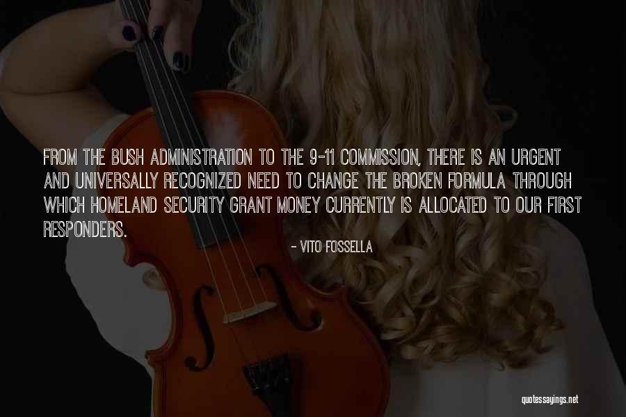 9/11 Commission Quotes By Vito Fossella