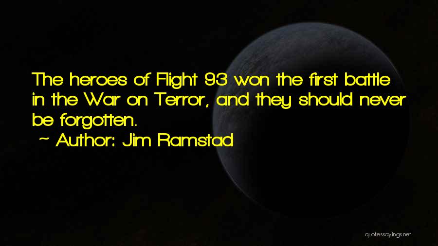 9/11 Flight 93 Quotes By Jim Ramstad