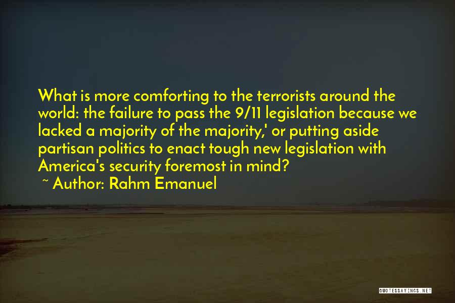 9/11 Terrorists Quotes By Rahm Emanuel
