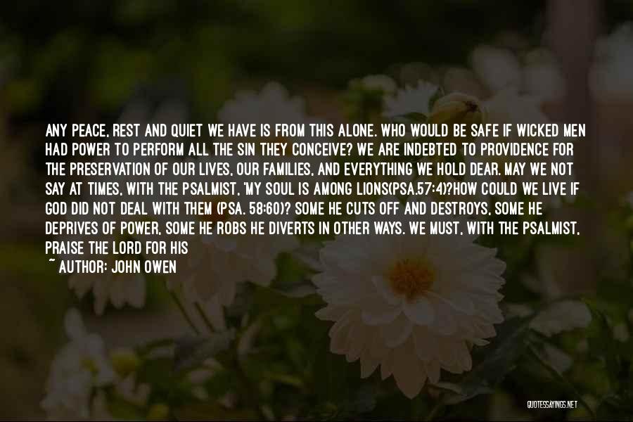 9 Lives Quotes By John Owen