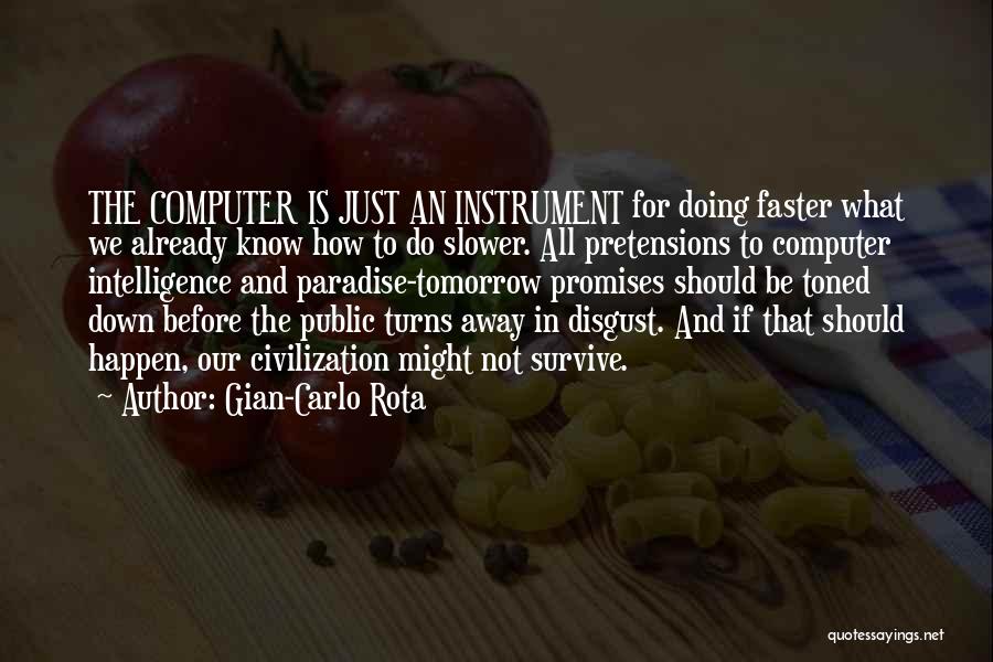 9 Rota Quotes By Gian-Carlo Rota