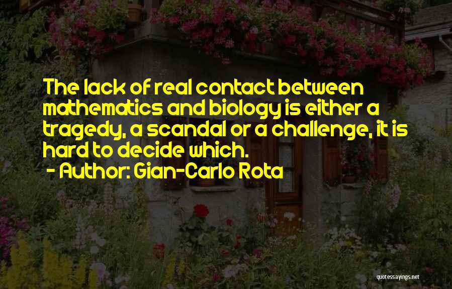 9 Rota Quotes By Gian-Carlo Rota