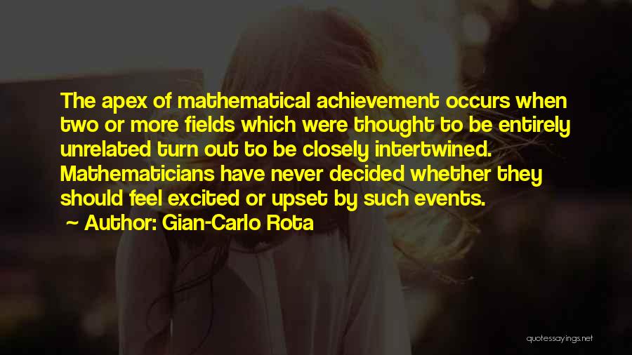 9 Rota Quotes By Gian-Carlo Rota